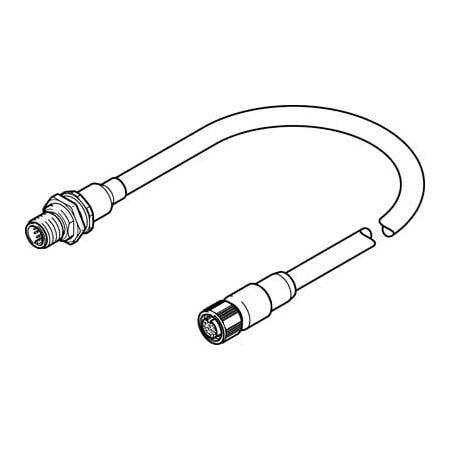 Festo Encoder Cable NEBM-M12G12-RS-2.23-N-M12G12H NEBM-M12G12-RS-2.23-N-M12G12H